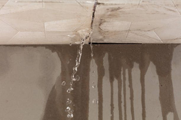 Professional Water Damage Inspection technician working in Commerce, CA